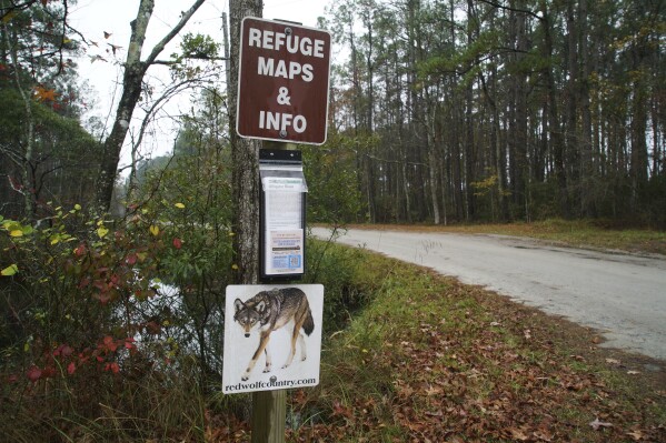 A sign and map station mark 