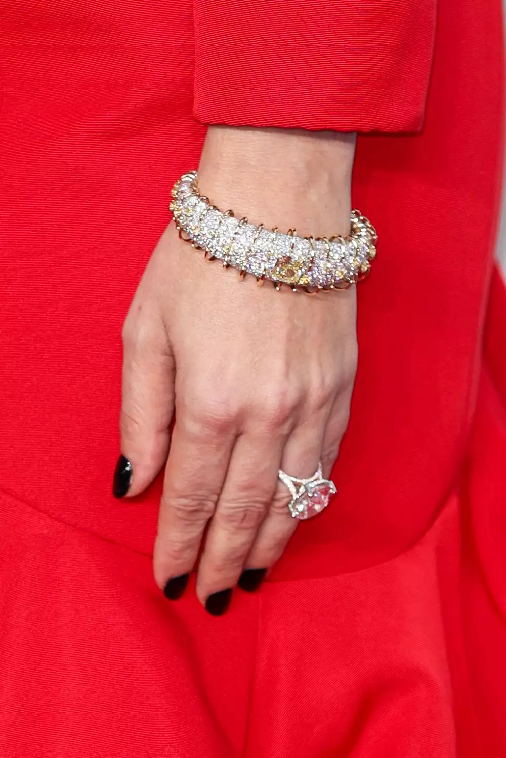 Lady Gaga's engagement ring.